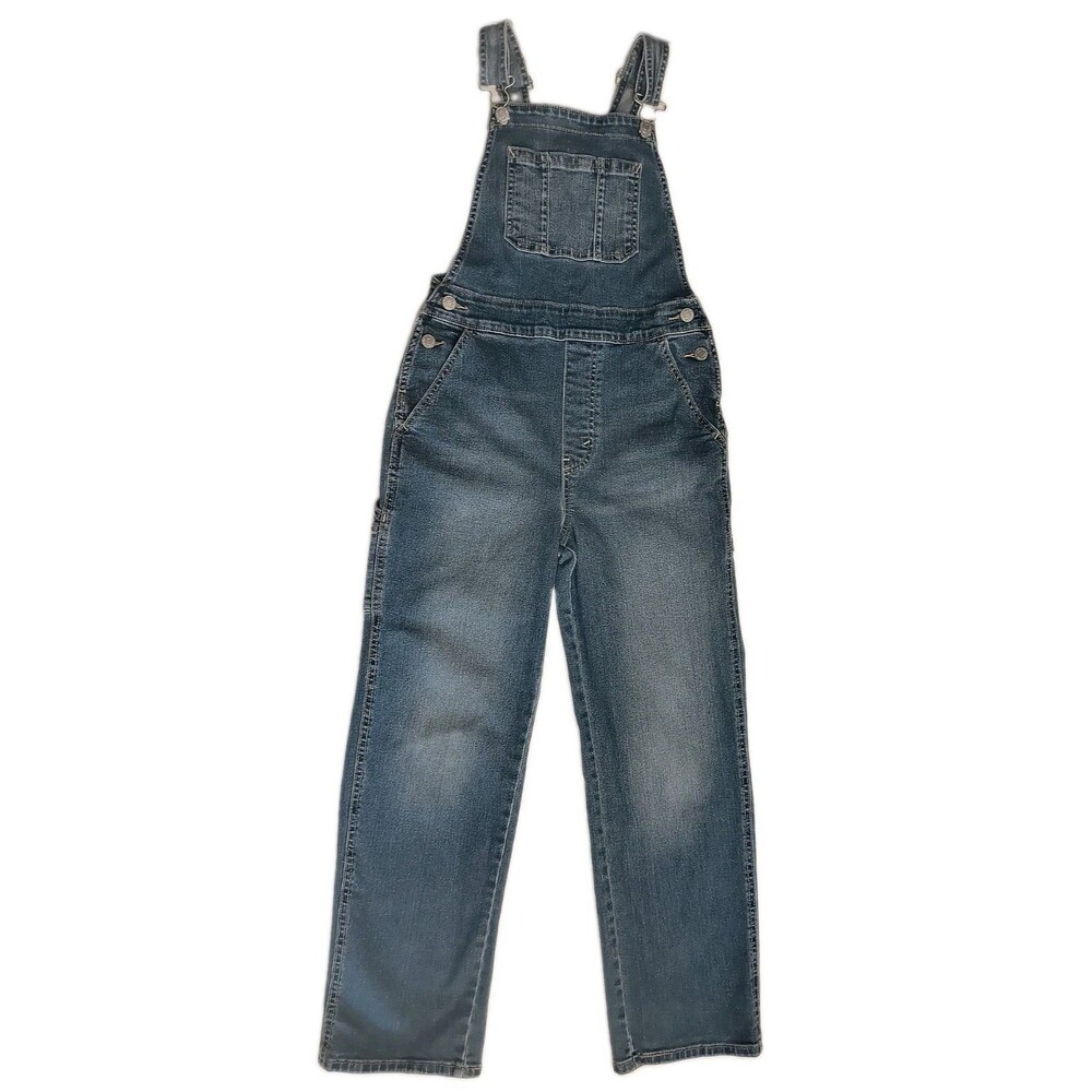 Vintage Signature Gold levi Strauss & Co. Blue Denim Overall Junior Size L/G